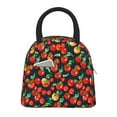 thumbnail image 1 of Fotbe Tomatoes Pattern Lunch Bag, Insulated Lunch Box, Small Leakproof Cooler Food Lunch Containers Reusable High Capacity Lunch Tote Bags for Work, Travel, Outdoor, 1 of 6
