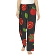 thumbnail image 1 of Fotbe Tomatoes1 Women's Pajama Pants,Sleepwear Pants,Pj Bottoms Drawstring And Pockets-Large, 1 of 9