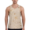 thumbnail image 1 of Fotbe Tortilla4 Pattern Men's Quick Dry Workout Tank Top Gym Muscle Tee Fitness Bodybuilding Sleeveless T Shirt Breathable Workout Shirt-X-Large, 1 of 7