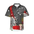 thumbnail image 1 of Fotbe Traditional Scandinavian Dwarf Hawaiian Shirt For Men Unisex Summer Beach Casual Short Sleeve Cotton Linen Button Down Shirts-3x-Large, 1 of 9