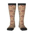 thumbnail image 1 of Fotbe Traditional Tribal Aztec print Women's Men's Novelty Crew Socks Cotton Socks Knee High Socks for Walking,Running,Nurses,Pregnancy, 1 of 8