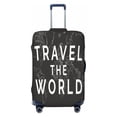 thumbnail image 1 of Fotbe Travel The World1 Luggage Cover Protector,Suitcase Protector,Scratch and Dirt Resistant,Fits 18-32 Inch Luggage-Large, 1 of 9