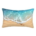 thumbnail image 1 of Fotbe Tropical Beach With Starfish Pillow Cases - Envelope Closure - Luxury, Extra Soft, Cooling Pillow Covers - Wrinkle, Fade, Stain Resistant-14"x20", 1 of 8