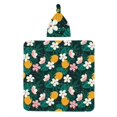 Fotbe Tropical Fruit Printed Baby Swaddle Blanket and Headband Set