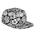 thumbnail image 1 of Fotbe Tropical Leaves Flat Bill Visor Cap Classic Snapback Hat Polyester Foam Trucker Hat Trucker Cap Adjustable Baseball Cap, 1 of 9