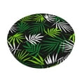 thumbnail image 1 of Fotbe Tropical Leaves1 Stool Covers Round,Waterproof Round Bar Stool Covers Bar Chair Covers Washable Stool Cushion Slipcover for 12-14 Inch Chair-14 inch, 1 of 7