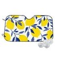 thumbnail image 1 of Fotbe Tropical Lemon Car Windshield Sunshade | Sun Visor Protector Front Window Shade, Keeps Out UV Rays, Keeps Your Vehicle Cool-Medium, 1 of 7