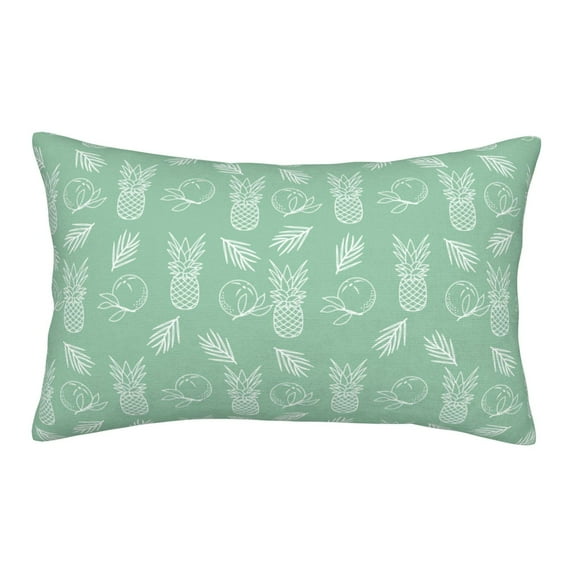 Fotbe Tropical Pineapple Pillow Cases - Envelope Closure - Luxury, Extra Soft, Cooling Pillow Covers - Wrinkle, Fade, Stain Resistant-20"x30"