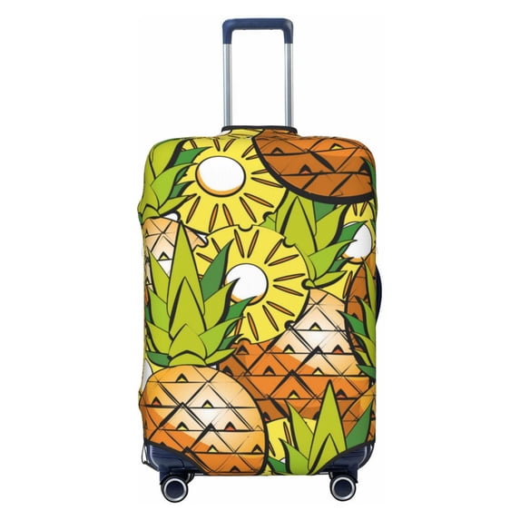 Fotbe Tropical Summer Fruit Luggage Cover Protector,Suitcase Protector,Scratch and Dirt Resistant,Fits 18-32 Inch Luggage-X-Large