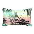 thumbnail image 1 of Fotbe Tropical Summer Palm Pillow Cases - Envelope Closure - Luxury, Extra Soft, Cooling Pillow Covers - Wrinkle, Fade, Stain Resistant-14"x20", 1 of 9
