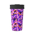 thumbnail image 1 of Fotbe Tropics Leaf Printed Insulated Travel Coffee Mug Spill Proof Leak Proof Stainless Steel Coffee Tumbler Reusable Coffee Cups with Lids Thermos, 1 of 8