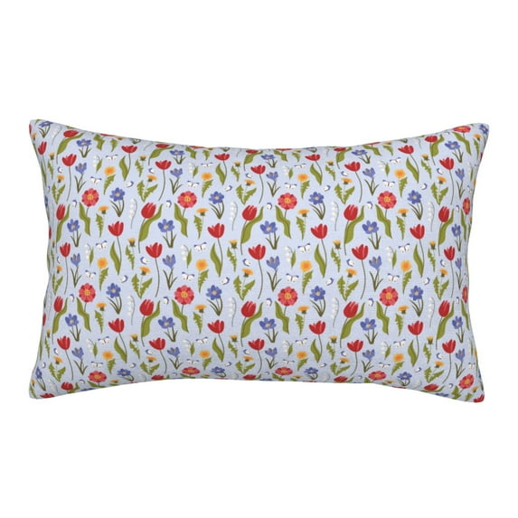 Fotbe Tulips Flowers Pillow Cases - Envelope Closure - Luxury, Extra Soft, Cooling Pillow Covers - Wrinkle, Fade, Stain Resistant-20"x30"