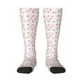 thumbnail image 1 of Fotbe Tulips Flowers print Women's Men's Novelty Crew Socks Cotton Socks Knee High Socks for Walking,Running,Nurses,Pregnancy, 1 of 8
