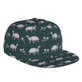 thumbnail image 1 of Fotbe Turtle Chrysanthemum Flat Bill Visor Cap Classic Snapback Hat Polyester Foam Trucker Hat Trucker Cap Adjustable Baseball Cap, 1 of 9