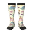 thumbnail image 1 of Fotbe Turtle Crab Sea Horse print Women's Men's Novelty Crew Socks Cotton Socks Knee High Socks for Walking,Running,Nurses,Pregnancy, 1 of 8