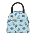 thumbnail image 1 of Fotbe Turtle Pattern Lunch Bag, Insulated Lunch Box, Small Leakproof Cooler Food Lunch Containers Reusable High Capacity Lunch Tote Bags for Work, Travel, Outdoor, 1 of 6