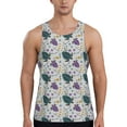 thumbnail image 1 of Fotbe Turtle Pattern Men's Quick Dry Workout Tank Top Gym Muscle Tee Fitness Bodybuilding Sleeveless T Shirt Breathable Workout Shirt-XX-Large, 1 of 9