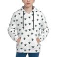 thumbnail image 1 of Fotbe Turtle Pattern Youth Pullover Hooded Sweatshirt, Boys Hoodie, Kangaroo Pocket Hoodie for Kids Girls -X-Large, 1 of 6