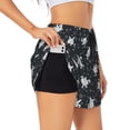 thumbnail image 1 of Fotbe Turtle Womens High Waist Running Shorts Athletic Workout Quick Dry Shorts for Women with Pockets Gym Yoga Summer Shorts-, 1 of 9