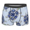 thumbnail image 1 of Fotbe Turtle with Blue Stones Men’s Total Support Pouch Boxer Briefs, X-Temp Cooling, Moisture-Wicking Underwear, Regular, Long-leg and Trunk-X-Large, 1 of 9