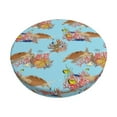 thumbnail image 1 of Fotbe Turtles And Corals Stool Covers Round,Waterproof Round Bar Stool Covers Bar Chair Covers Washable Stool Cushion Slipcover for 12-14 Inch Chair-12 inch, 1 of 7