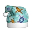 thumbnail image 1 of Fotbe Turtles And Sea for Christmas Hat, Santa Hat Xmas Holiday Hat Comfort Christmas New Year Festive Party Supplies for Men Women, 1 of 6