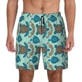 thumbnail image 1 of Fotbe Turtles And Seahorses Men’s Swim Trunks Quick Dry Swim Shorts Board Shorts with Mesh Lining-Medium, 1 of 9