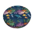 thumbnail image 1 of Fotbe Undersea Animals Stool Covers Round,Waterproof Round Bar Stool Covers Bar Chair Covers Washable Stool Cushion Slipcover for 12-14 Inch Chair-12 inch, 1 of 7