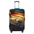 thumbnail image 1 of Fotbe Underwater Treasure Chest Luggage Cover Protector,Suitcase Protector,Scratch and Dirt Resistant,Fits 18-32 Inch Luggage-Large, 1 of 9