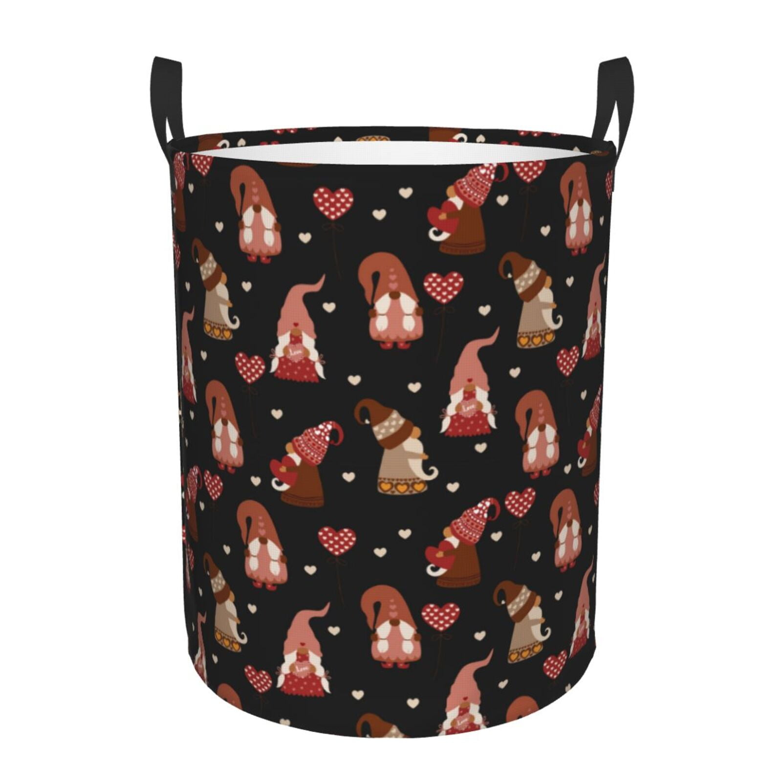 Fall Gnome Gathering Quilted Laundry Basket NCU0NNT1373