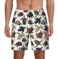 thumbnail image 1 of Fotbe Various Turtle Men’s Swim Trunks Quick Dry Swim Shorts Board Shorts with Mesh Lining-XX-Large, 1 of 9