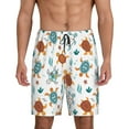 thumbnail image 1 of Fotbe Various Turtle Pajama Shorts for Men, Men's Pajama Bottoms, Sleepwear,Short Pajama Pants-3X-Large, 1 of 9
