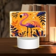 thumbnail image 1 of Fotbe Vibrant Flamingo Illustration Pattern Acrylic Night Light Gift with 3 Color ModesTouch-Sensitive LED Lamp Perfect Gift for Mother's Day, Birthday, or Christmas, 1 of 9