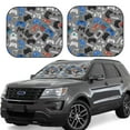 thumbnail image 1 of Fotbe Video Game 2-Piece Car Windshield Sun Shade | Sun Blocker for Car Windshield | Foldable Automotive Interior Accessories for Sun Protection-Medium, 1 of 7