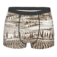 thumbnail image 1 of Fotbe Vineyard Landscape 1 Men’s Total Support Pouch Boxer Briefs, X-Temp Cooling, Moisture-Wicking Underwear, Regular, Long-leg and Trunk-Small, 1 of 9