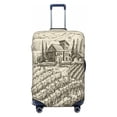 thumbnail image 1 of Fotbe Vineyard Landscape Luggage Cover Protector,Suitcase Protector,Scratch and Dirt Resistant,Fits 18-32 Inch Luggage-X-Large, 1 of 9