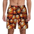 thumbnail image 1 of Fotbe Vintage Basketball Men’s Swim Trunks Quick Dry Swim Shorts Board Shorts with Mesh Lining-3X-Large, 1 of 9