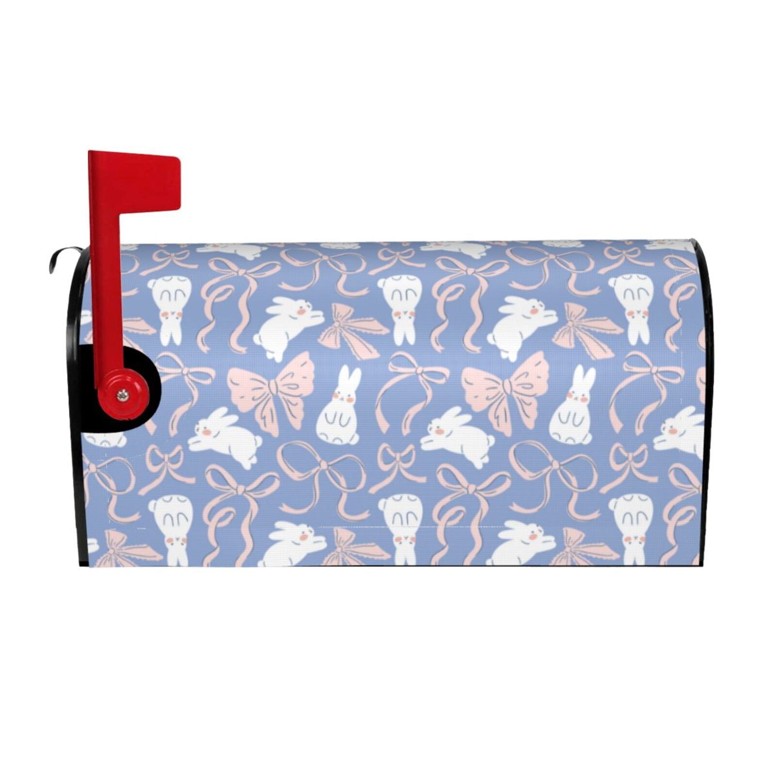 Oplp Funny Ladybug Magnetic Mailbox Cover - Waterproof, 21x18 Inch, Seasonal Decoration For Standard Metal Mailboxes - View #4