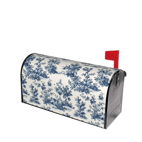 Fotbe Vintage Floral 1 Mailbox Covers Post Letter Box Cover Garden Decor Standard Size-21x18 in