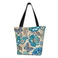 thumbnail image 1 of Fotbe Vintage Floral Butterflies Pattern Beach Tote,Shoulder Handbag,Spacious Tote Bag,Lightweight Travel Bag,Versatile Shopping Bag, 1 of 9