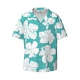thumbnail image 1 of Fotbe Vintage Floral print Short Sleeve Button Down Shirts for Men Casual Summer Beach Wrinkle Free Shirt-X-Large, 1 of 7