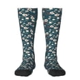 thumbnail image 1 of Fotbe Vintage Floral print Women's Men's Novelty Crew Socks Cotton Socks Knee High Socks for Walking,Running,Nurses,Pregnancy, 1 of 9