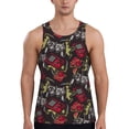 thumbnail image 1 of Fotbe Vintage Gaming Pattern Men's Quick Dry Workout Tank Top Gym Muscle Tee Fitness Bodybuilding Sleeveless T Shirt Breathable Workout Shirt-, 1 of 9
