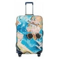 thumbnail image 1 of Fotbe Vintage Map Travel Essentials Luggage Cover Protector,Suitcase Protector,Scratch and Dirt Resistant,Fits 18-32 Inch Luggage-X-Large, 1 of 8