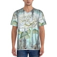 thumbnail image 1 of Fotbe Vintage Rose1 Baseball Jersey Shirt for Men and Women, Casual Short Sleeves Button Down T-Shirt-X-Large, 1 of 9