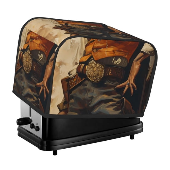 Fotbe Vintage Style Elk for Two Slice Toaster Cover, Fingerprint Protector, Super Soft Appliance Cover And Dust Cover,Bread Dust Cover & Fingerprint Protection