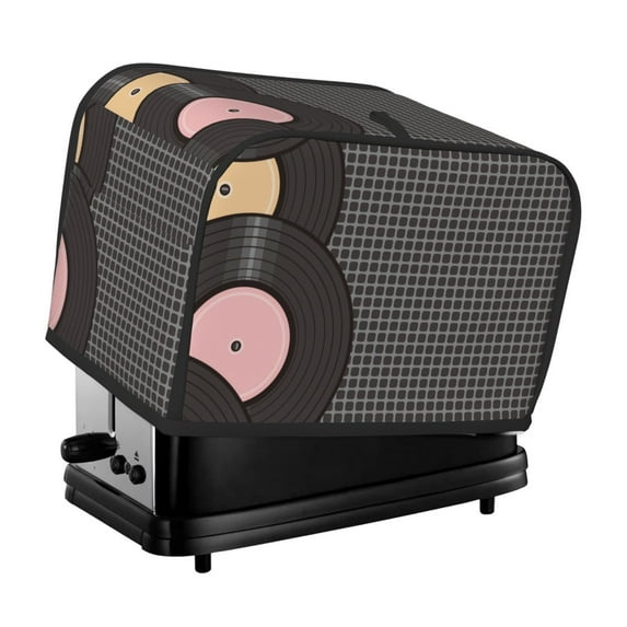 Fotbe Vinyl Records for Two Slice Toaster Cover, Fingerprint Protector, Super Soft Appliance Cover And Dust Cover,Bread Dust Cover & Fingerprint Protection