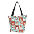 thumbnail image 1 of Fotbe Warm Christmas Memories Pattern Beach Tote,Shoulder Handbag,Spacious Tote Bag,Lightweight Travel Bag,Versatile Shopping Bag, 1 of 9