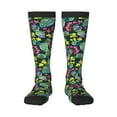 thumbnail image 1 of Fotbe Watercolor Cactuses print Women's Men's Novelty Crew Socks Cotton Socks Knee High Socks for Walking,Running,Nurses,Pregnancy, 1 of 9