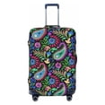 thumbnail image 1 of Fotbe Watercolor Floral Paisley Luggage Cover Protector,Suitcase Protector,Scratch and Dirt Resistant,Fits 18-32 Inch Luggage-Medium, 1 of 9